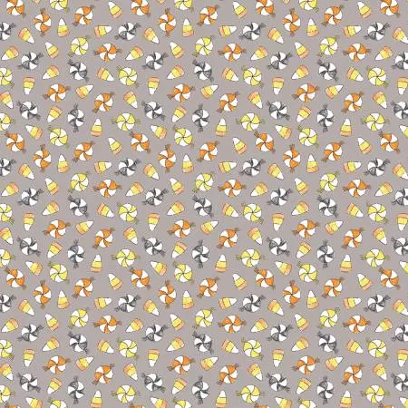 Fright Delight Candy C13232R-GRAY by Riley Blake