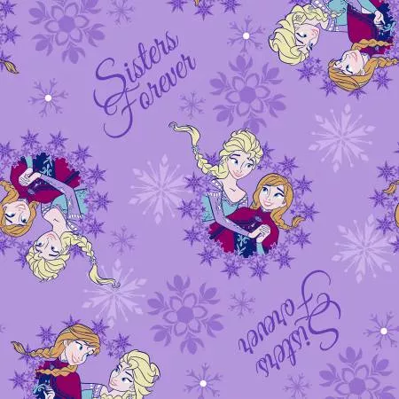frozen-sisters-ice-skating-snowflake-frames-flannel Frozen Sisters Ice Skating Snowflake Frames (Flannel)