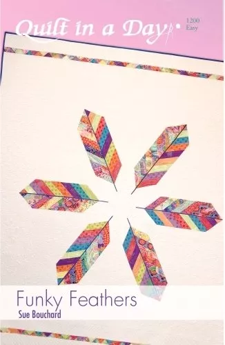 funky-feathers-pattern-quilt-in-day Funky Feathers Pattern - Quilt in a Day