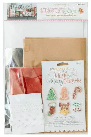 Ginger's Kitchen Bench Pillow Emb Kit