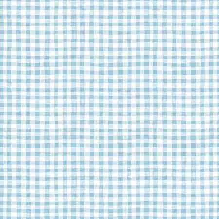 Gingham Light Blue