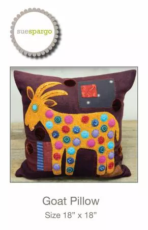 Goat Pillow Pattern - Sue Spargo