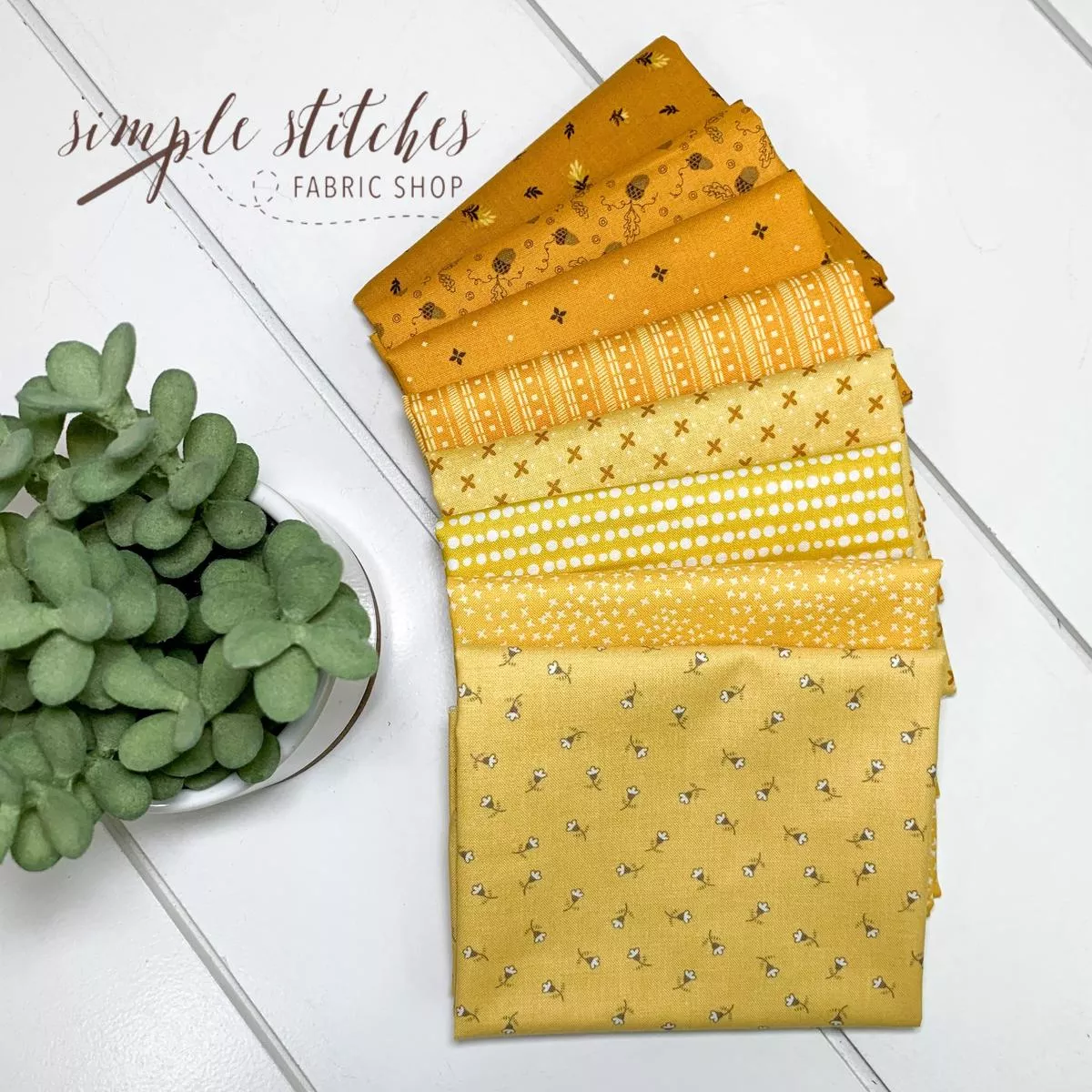 golden-simple-bundle-8-fat-quarter-bundle-from-different-collections Golden Simple Bundle (8) Fat Quarter bundle from different Collections