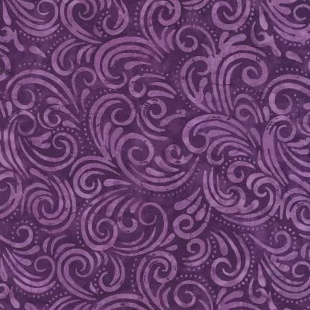 Grape Swirl Batik