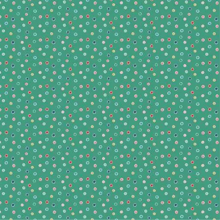 Green Snow Dots