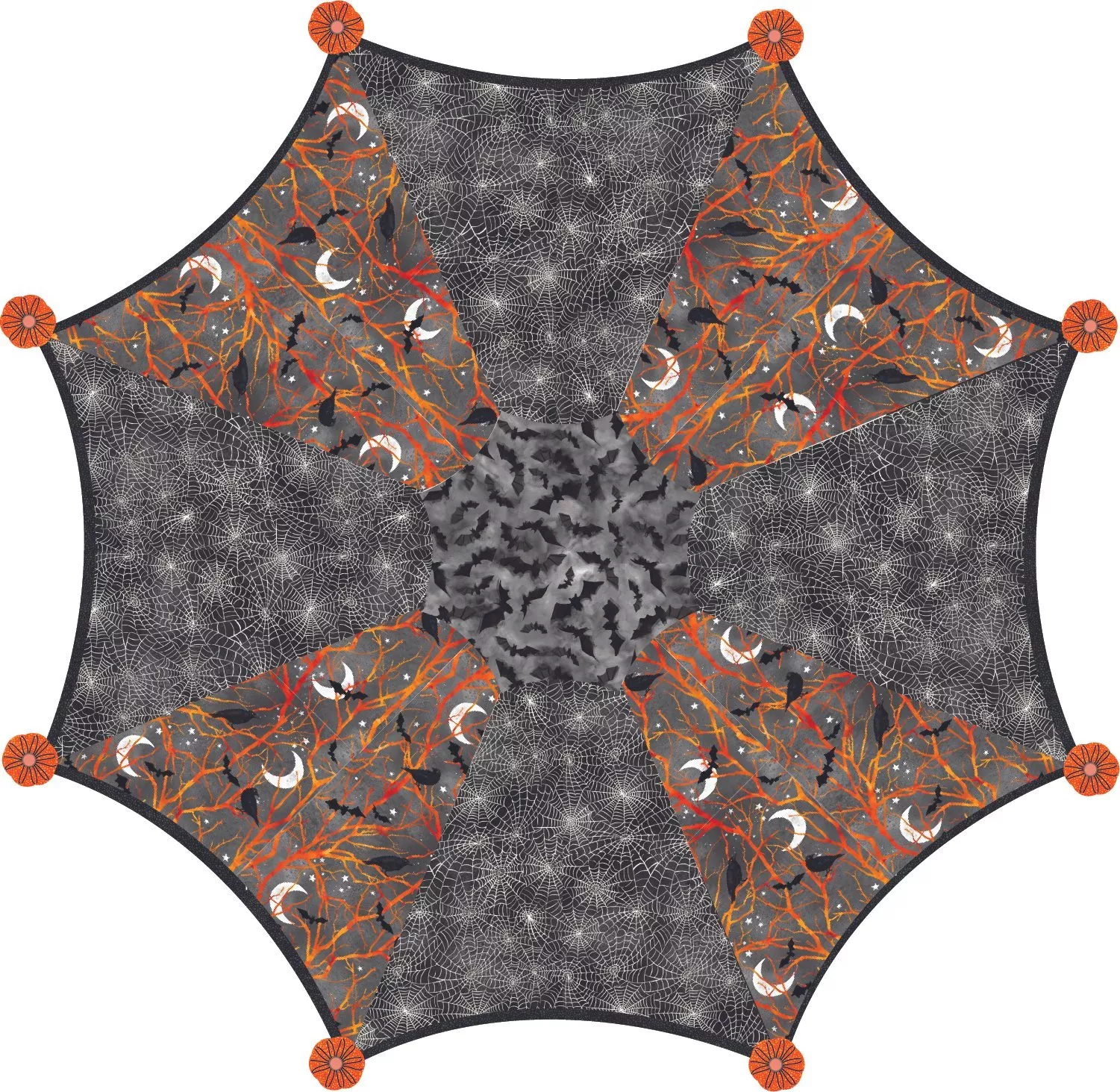 haunted-web-table-topper-kit-black-version Haunted Web Table Topper Kit Black Version