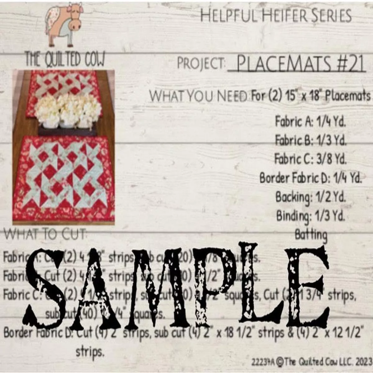 helpful-heifer-placemats-21 Helpful Heifer Placemats #21