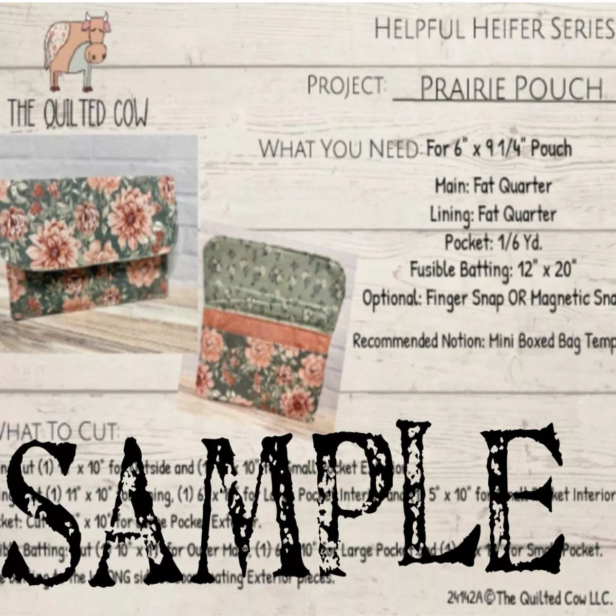 Helpful Heifer Prairie Pouch