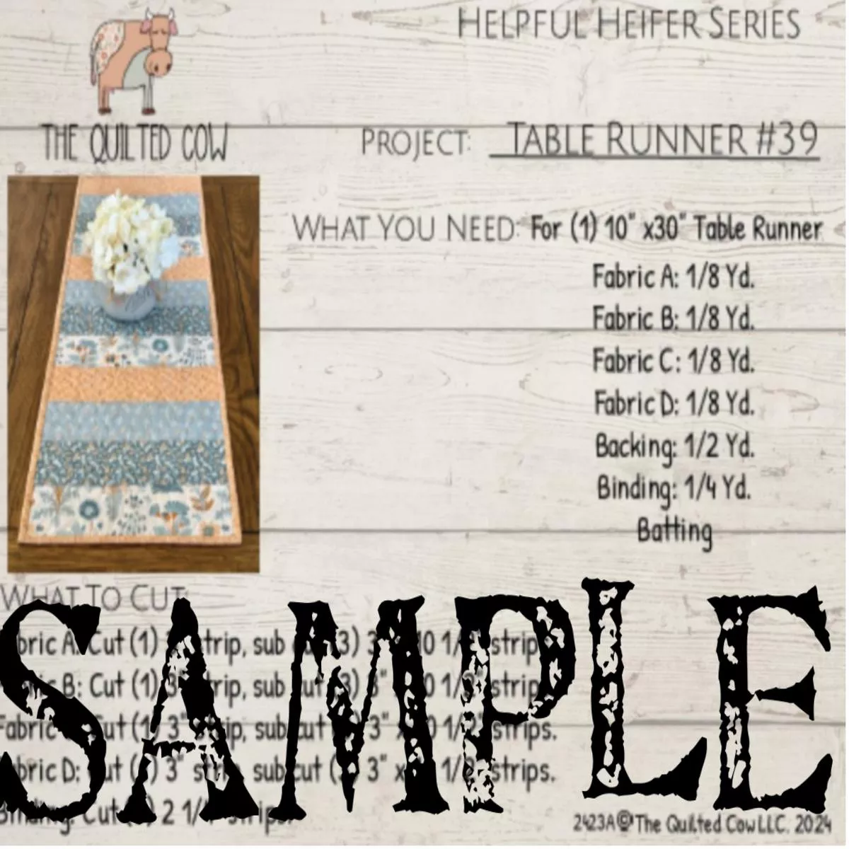 helpful-heifer-table-runner-39 Helpful Heifer Table Runner #39