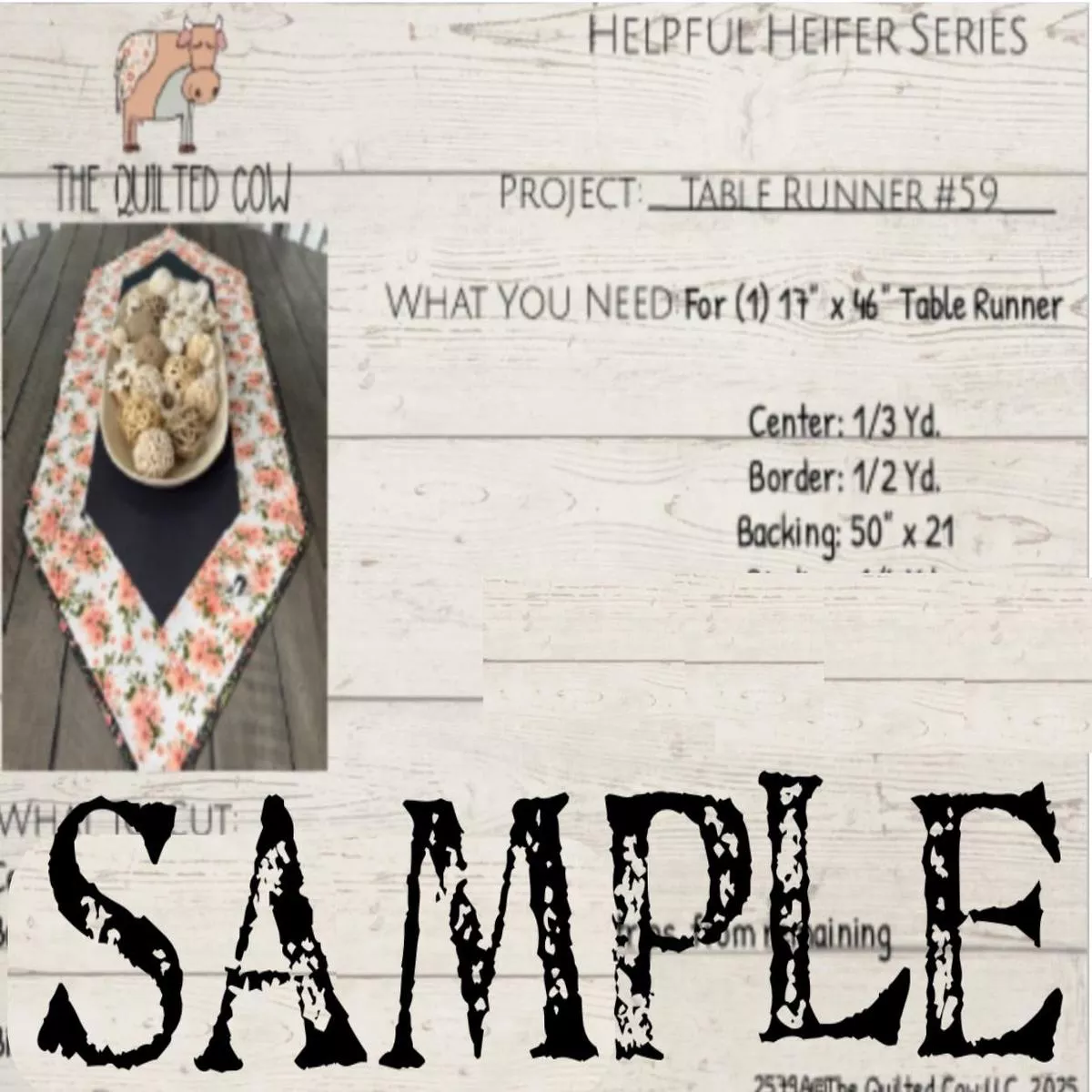 helpful-heifer-table-runner-59 Helpful Heifer Table Runner #59