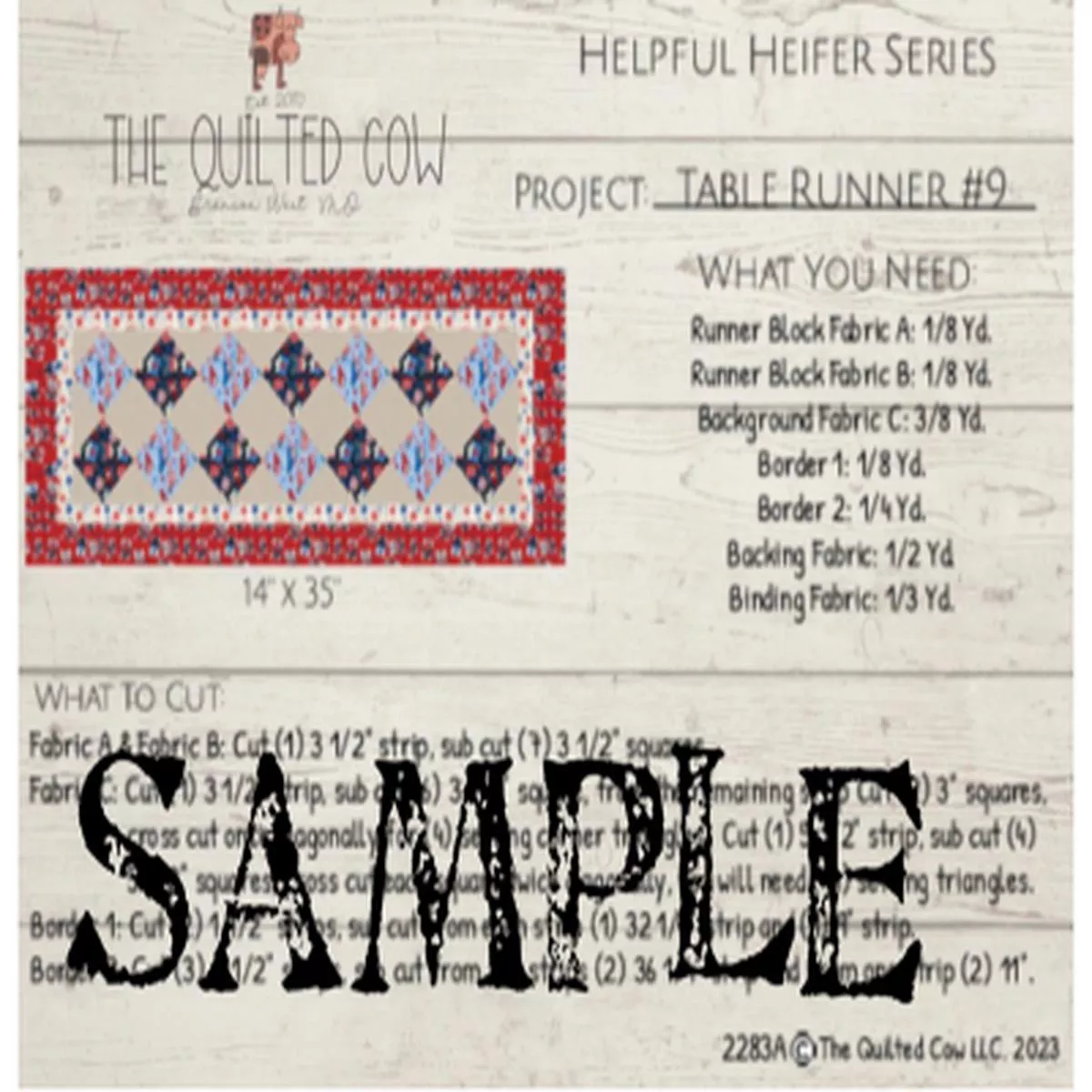 helpful-heifer-table-runner-9 Helpful Heifer Table Runner #9
