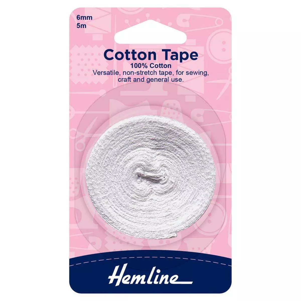 Hemline Cotton Tape