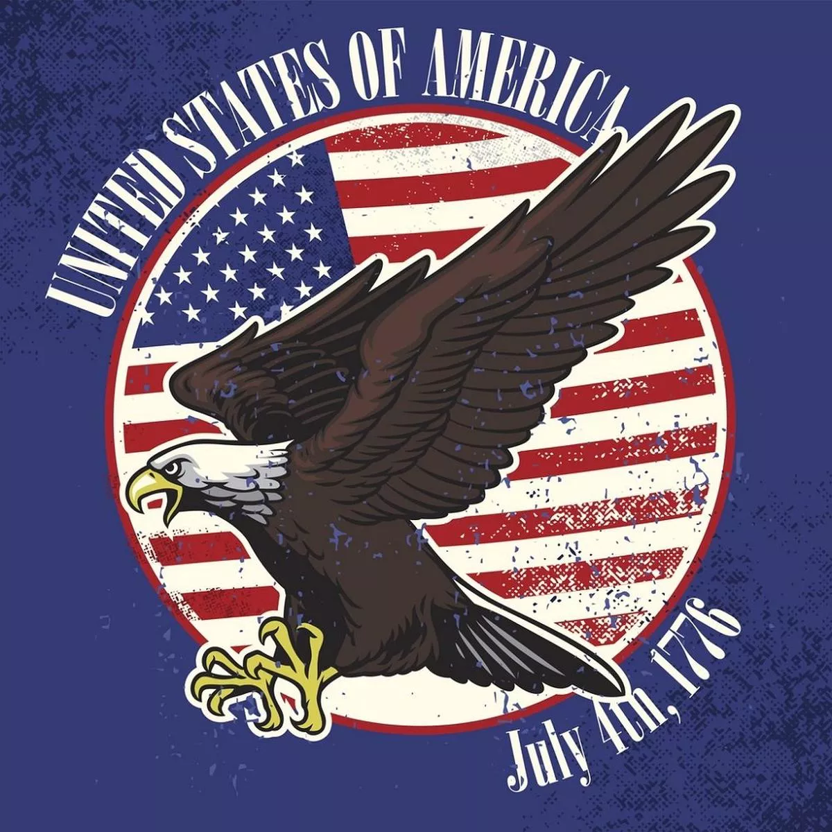 independence-day-eagle-fabric-panel-blue Independence Day Eagle Fabric Panel – Blue