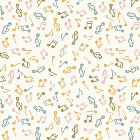 Ivory Musical Notes 4 Inch