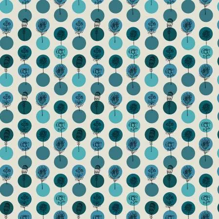 JAYE BIRD Protea Polkas - Turquoise