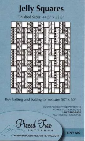 Jelly Squares Quilt Pattern Card