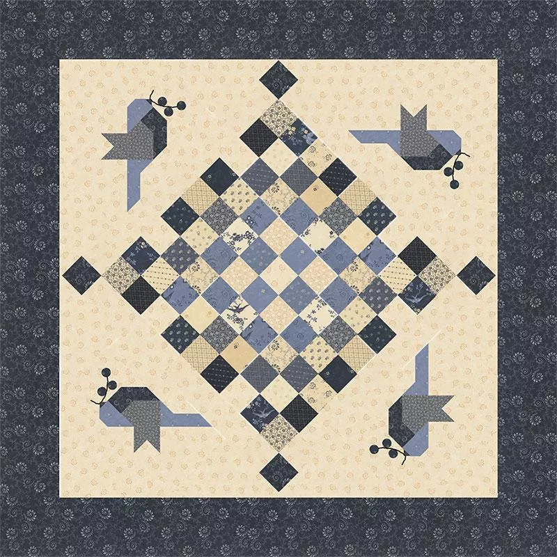Kansas Troubles Bluebird Quartet 33009 pattern