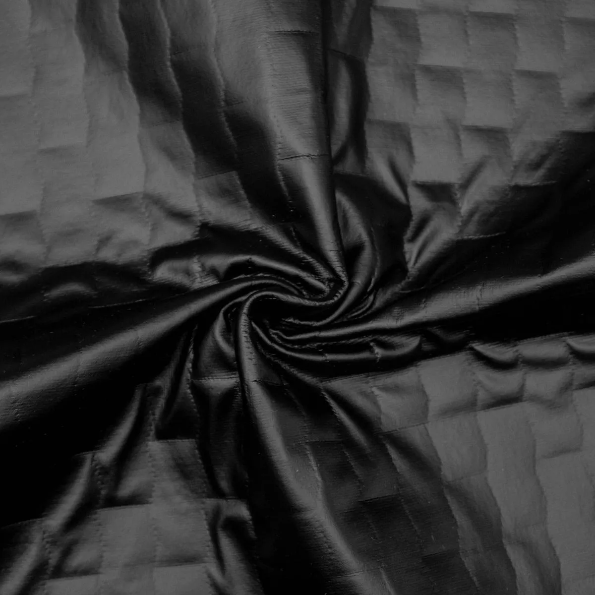 Karl Black Coated Polyester Fabric