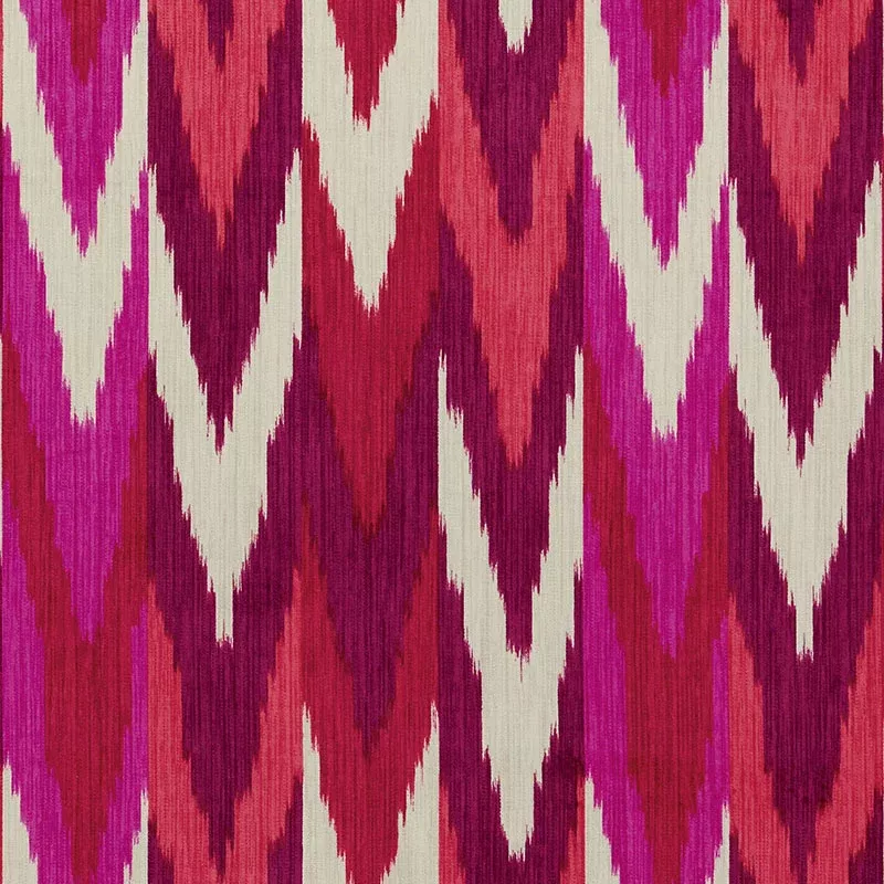 kashgar-velvet-ikat-ruby-plum KASHGAR VELVET IKAT RUBY & PLUM