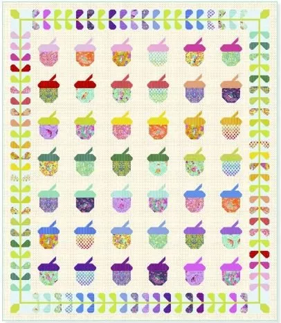 kitqttp-nutty-nutty-quilt-kit-tiny-beasts-tula-pink KITQTTP.NUTTY Nutty Quilt Kit - Tiny Beasts - Tula Pink