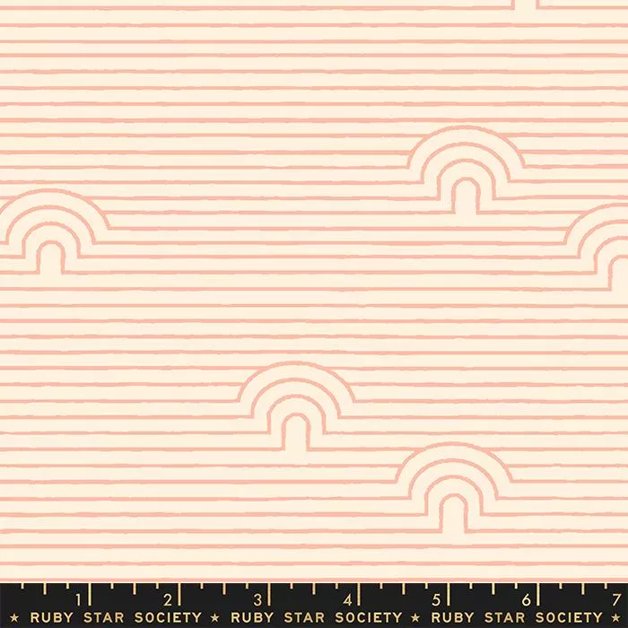 Linear Caves Peach RS1053 12 Ruby Star