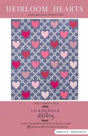 Lo & Behold Stitchery , HeirloomHearts Pattern