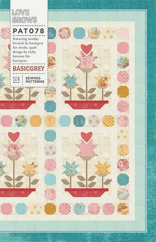 Love Grows G BG PAT078 Basic Grey#1