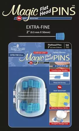 Magic Pins Flat Head Extra Fine 50pc