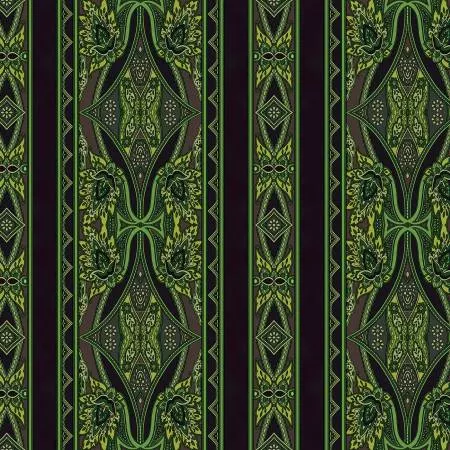 Maison Border Brown Green JB701-BG3