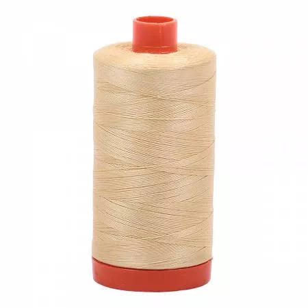 Mako Cotton Thread Solid 50wt 1422yds Wheat