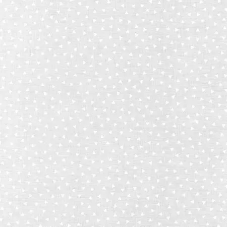 Mini Madness - White on White Triangles