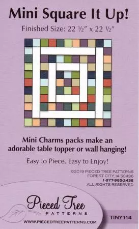 Mini Square It Up! Quilt Pattern Card