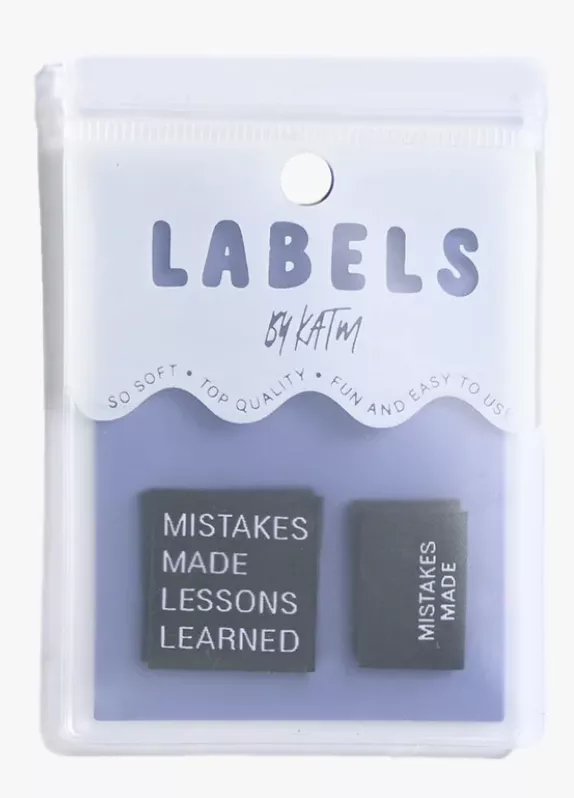 Mistakes Made Lessons Learned Labels