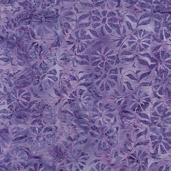 Morris Mist Batik Daisy Tile