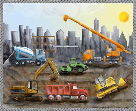 Multi Construction Equipment Panel 36 Inch repeat