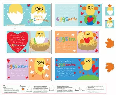 Multi Eggstrodinary Book Panel