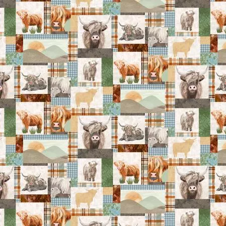 Multi PatchWork 8in repeat