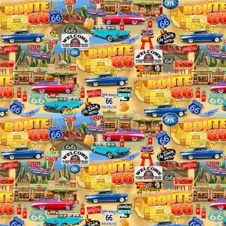 Multi Route 66 Collage