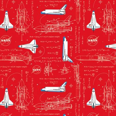 NASA Rocket Math Red
