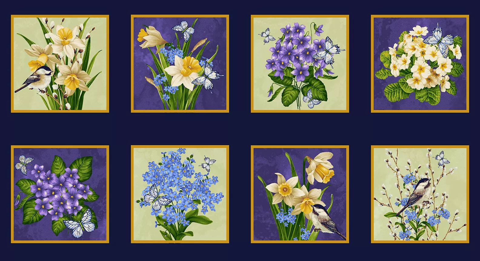 Nature’s Affair Panel (Small Blocks)