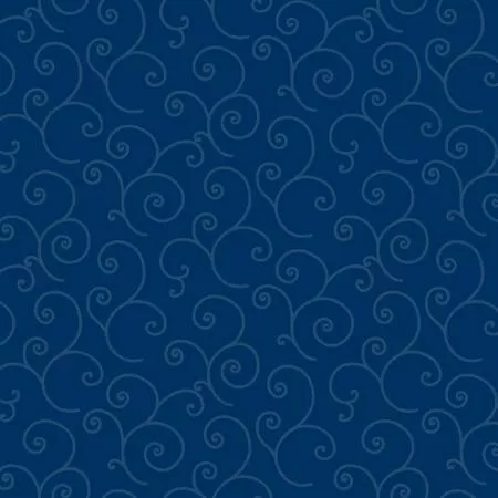 Navy Tonal Scroll