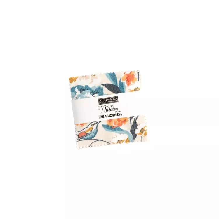 Nutmeg Mini Charm 30700MC Moda Precuts#1