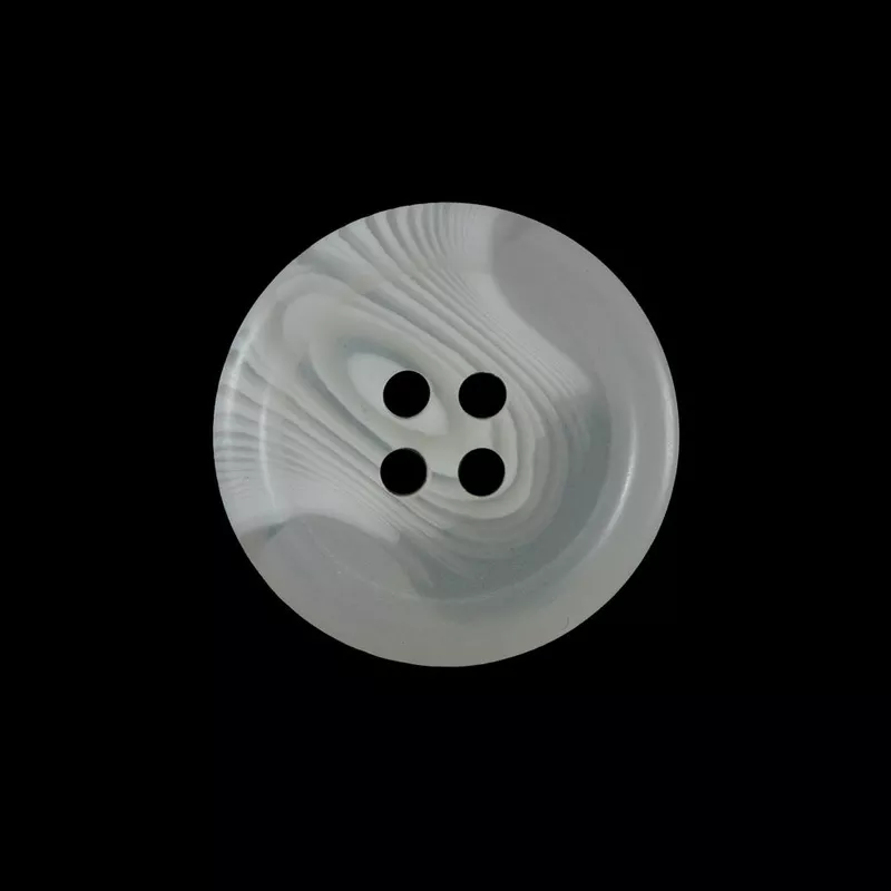 Off-White Translucent Four-Hole Button – 36L/23mm