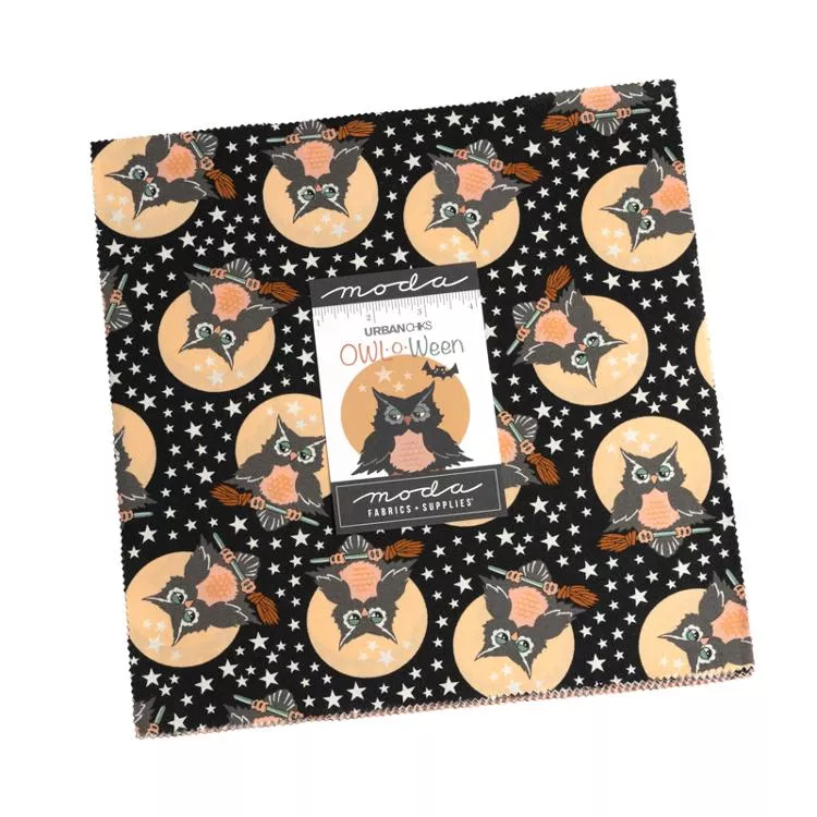 Owl O Ween Layer CakeÂ 31190LC Moda Precuts#1