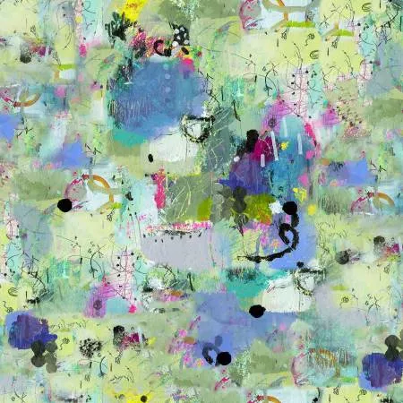 Painter's Joy Digital Collage Multi Color