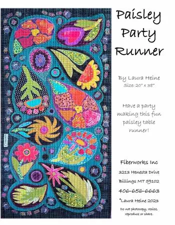 paisley-party-runner-collage-pattern Paisley Party Runner Collage Pattern