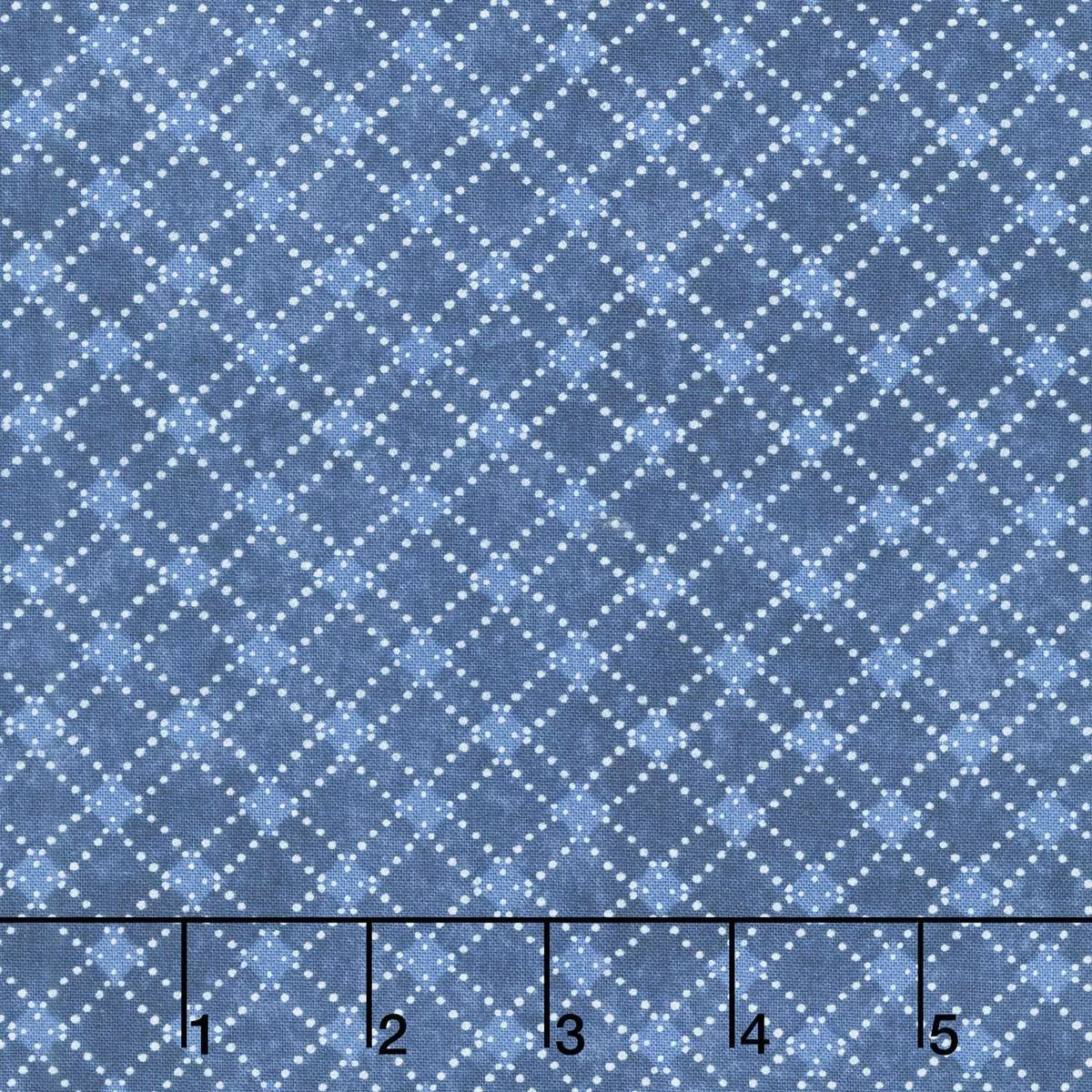 Patchwork Blue – Diamonds Blue Yardage