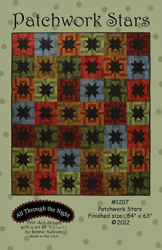 Patchwork Stars Quilt Pattern