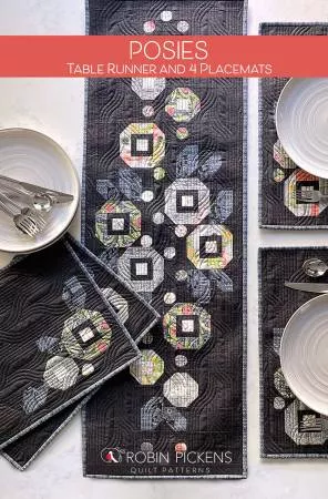 Posies Table Runner and 4 Placemats