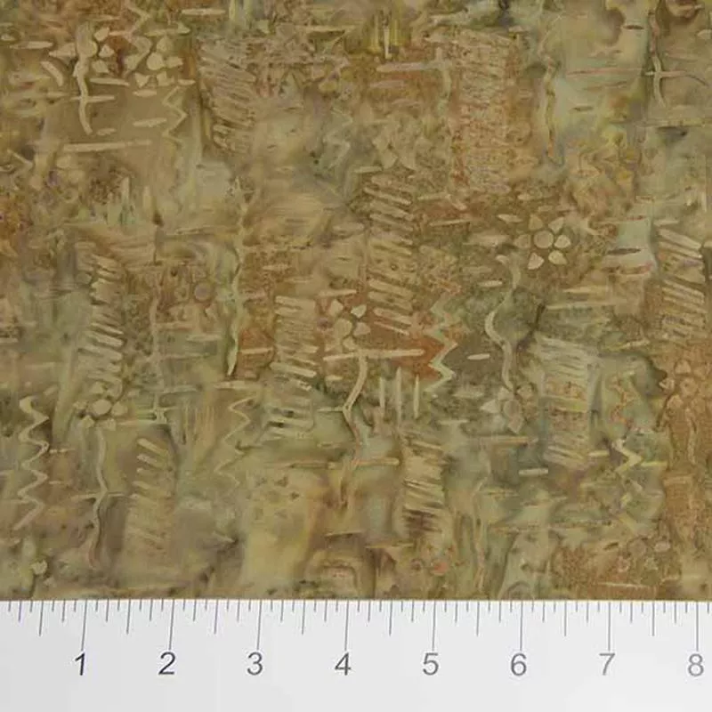 Primitive Lines Batiks Olive